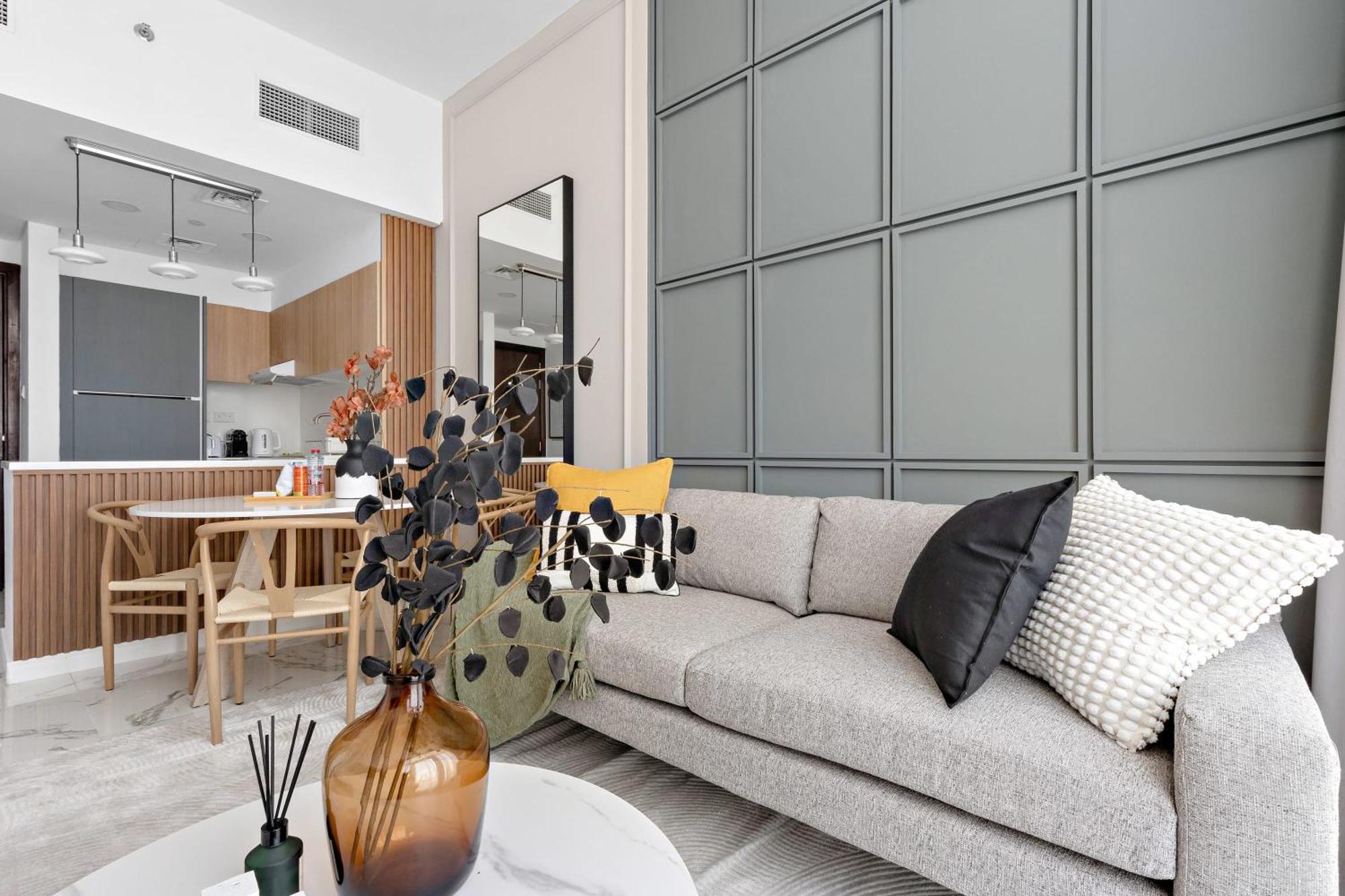 Silkhaus Modern 1Bdr In Oasis Near Masdar City Park 阿布扎比 外观 照片